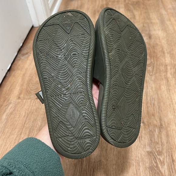 CHACO | Men's Green Slip-On Casual Sandals, Fossil - Picture 6 of 10